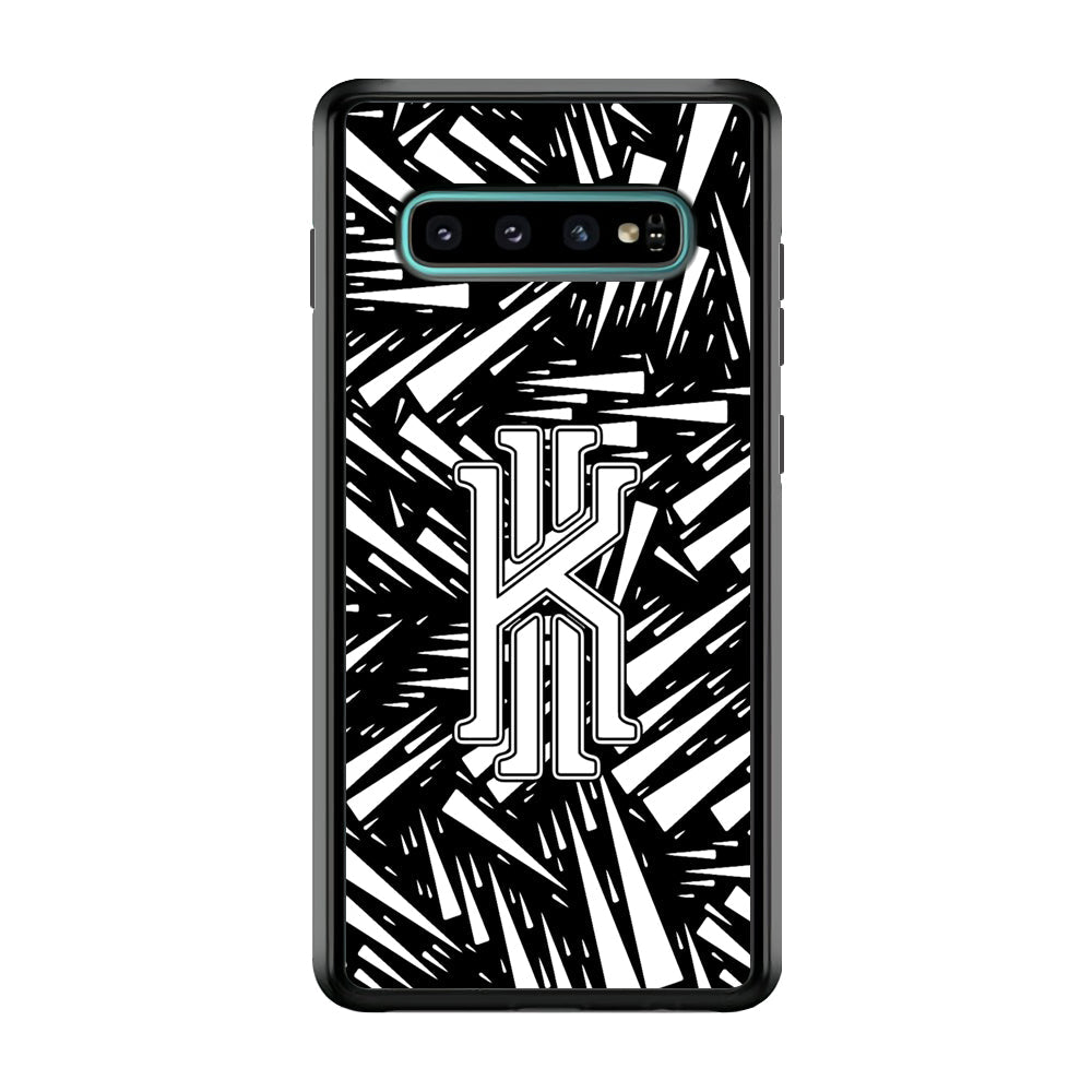 Kyrie Irving Sharpness Glass Samsung Galaxy S10 Plus Case-Mobile Phone Case-Rubber Black (2D Case)-Altracase