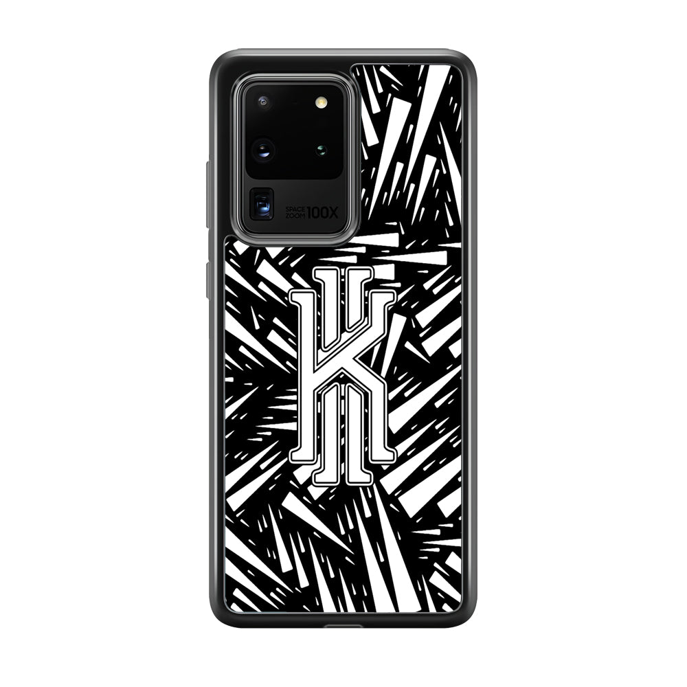 Kyrie Irving Sharpness Glass Samsung Galaxy S20 Ultra Case-Mobile Phone Case-Rubber Black (2D Case)-Altracase