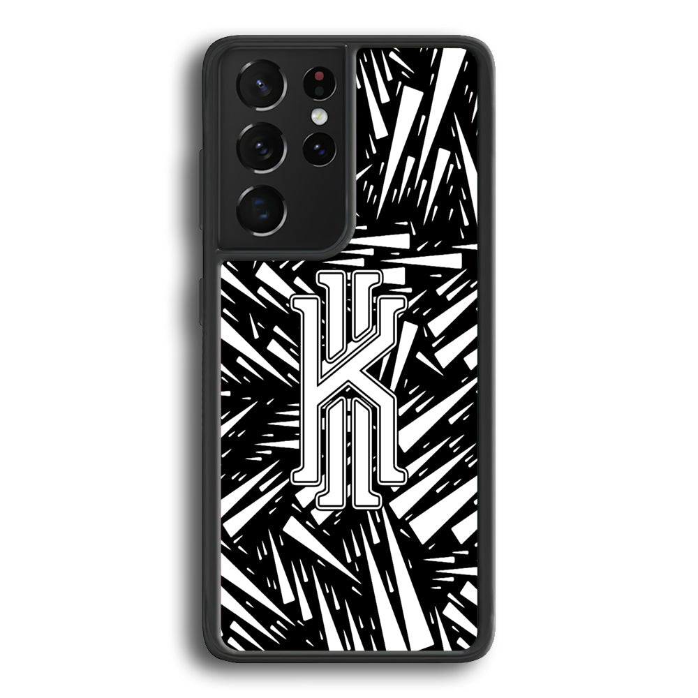 Kyrie Irving Sharpness Glass Samsung Galaxy S23 Ultra Case-Mobile Phone Case-Rubber Black (2D Case)-Altracase