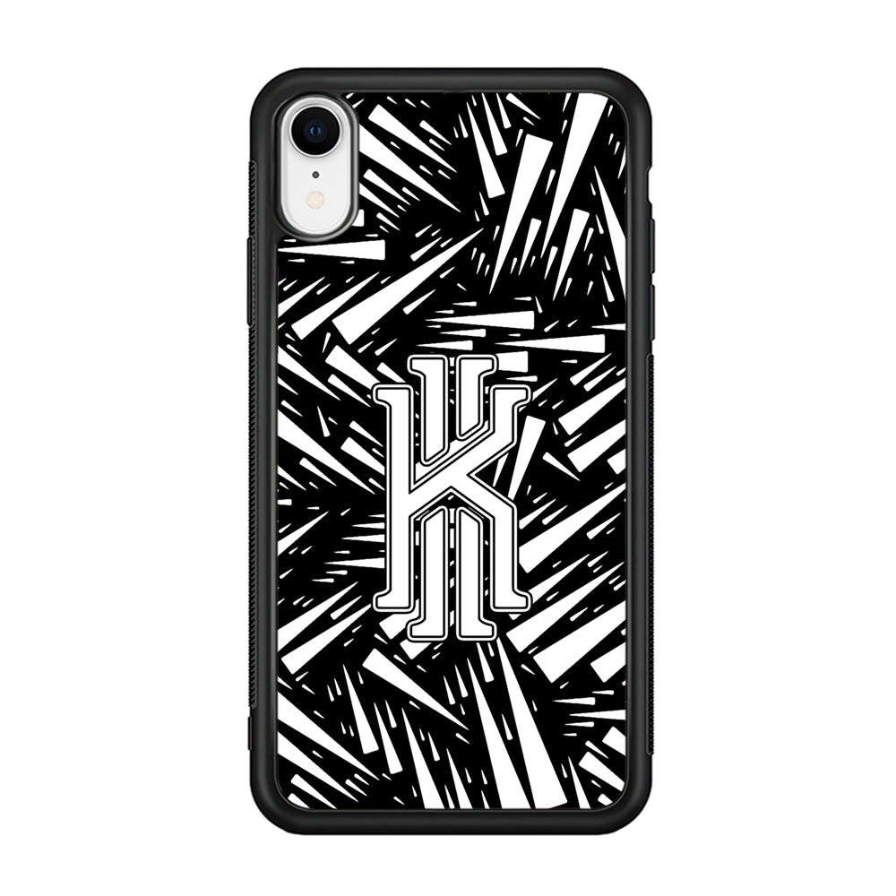 Kyrie Irving Sharpness Glass iPhone XR Case-Mobile Phone Case-Rubber Black (2D Case)-Altracase
