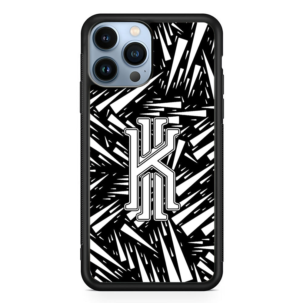 Kyrie Irving Sharpness Glass iPhone 15 Pro Case-Mobile Phone Case-Rubber Black (2D Case)-Altracase