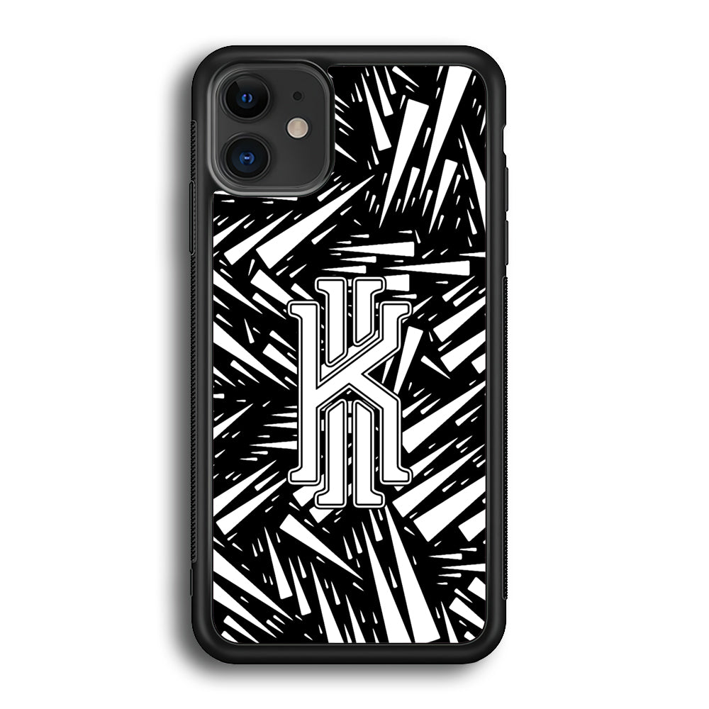 Kyrie Irving Sharpness Glass iPhone 12 Case-Mobile Phone Case-Rubber Black (2D Case)-Altracase