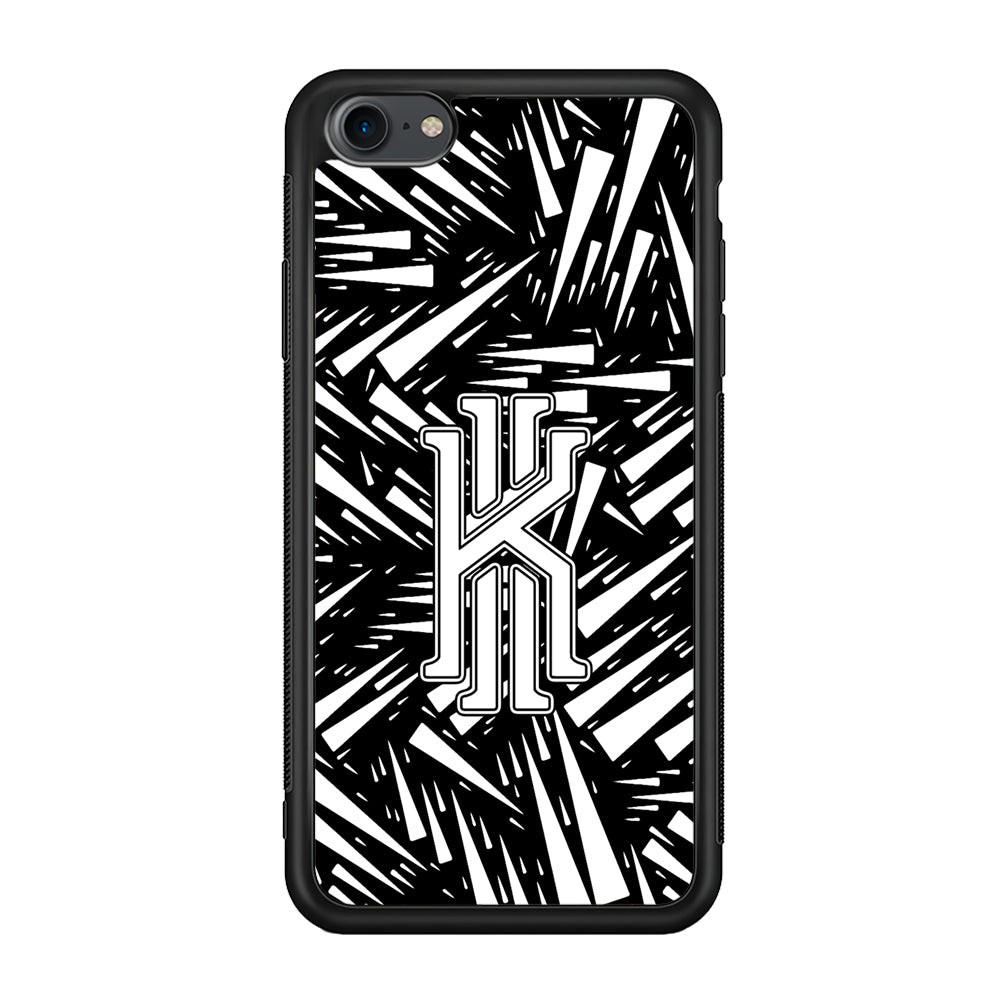 Kyrie Irving Sharpness Glass iPhone 8 Case-Mobile Phone Case-Rubber Black (2D Case)-Altracase