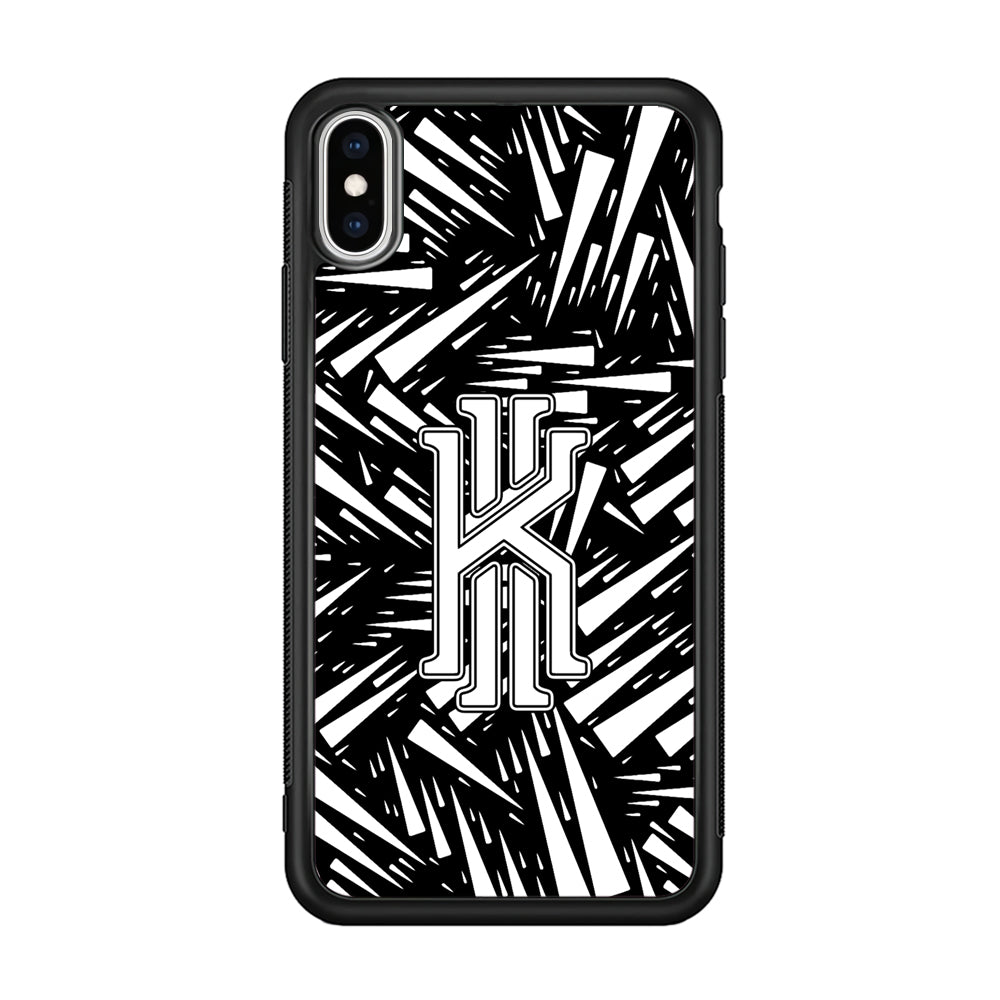 Kyrie Irving Sharpness Glass iPhone Xs Case-Mobile Phone Case-Rubber Black (2D Case)-Altracase