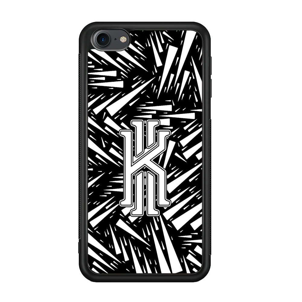 Kyrie Irving Sharpness Glass iPod Touch 6 Case-Mobile Phone Case-Rubber Black (2D Case)-Altracase