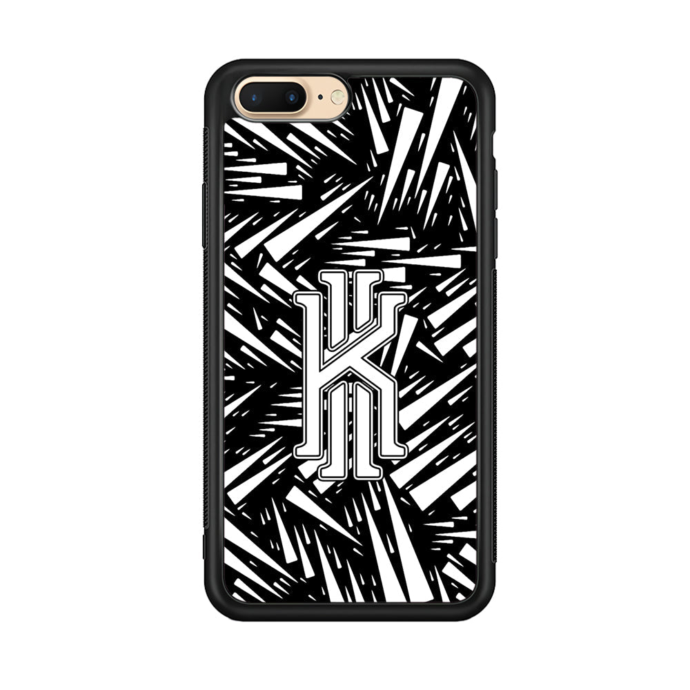 Kyrie Irving Sharpness Glass iPhone 7 Plus Case-Mobile Phone Case-Rubber Black (2D Case)-Altracase