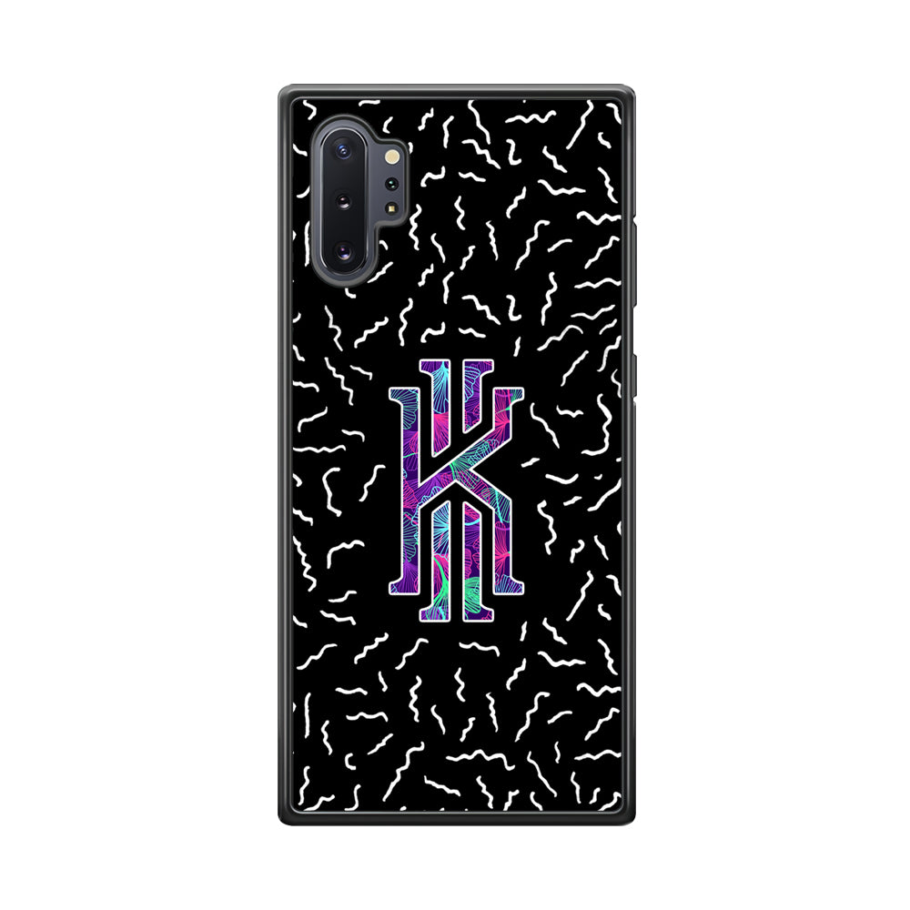 Kyrie Irving Small Striped Pattern Samsung Galaxy Note 10 Plus Case-Mobile Phone Case-Rubber Black (2D Case)-Altracase