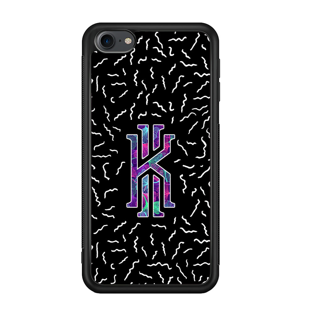 Kyrie Irving Small Striped Pattern iPod Touch 6 Case-Mobile Phone Case-Rubber Black (2D Case)-Altracase