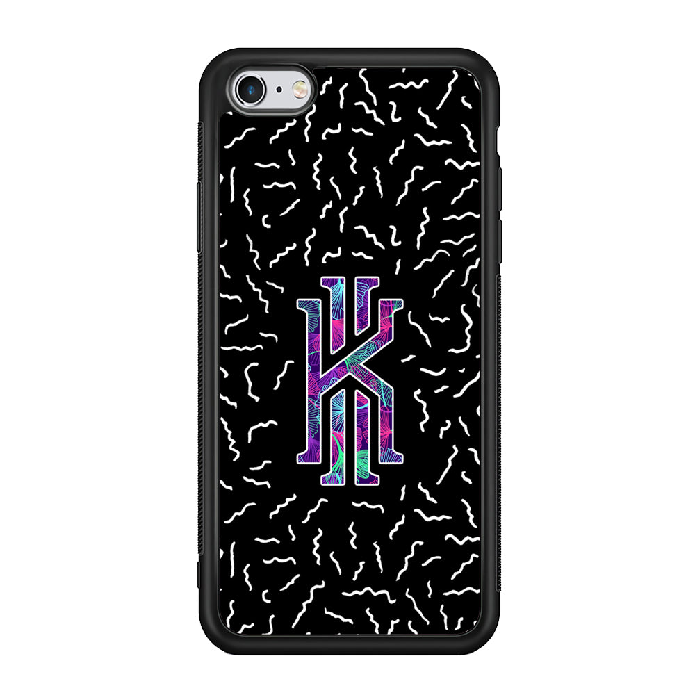 Kyrie Irving Small Striped Pattern iPhone 6 Plus | 6s Plus Case-Mobile Phone Case-Rubber Black (2D Case)-Altracase