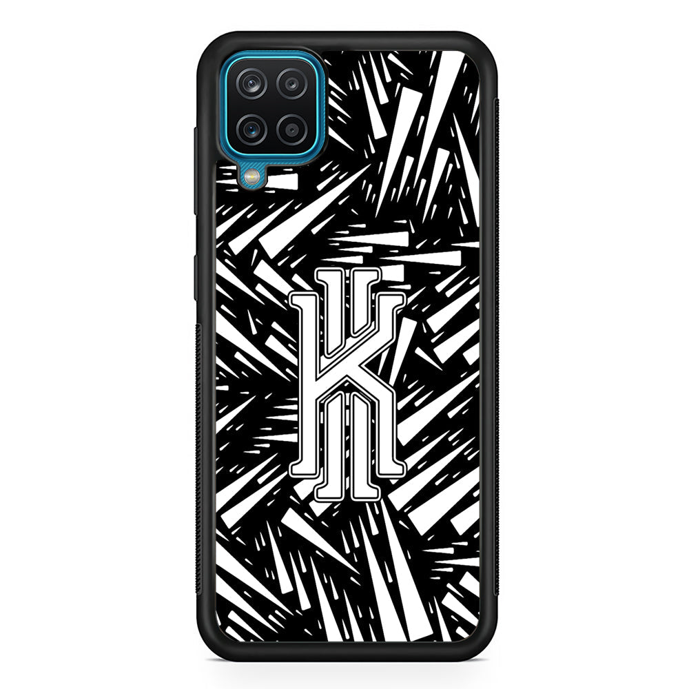 Kyrie Irving Sharpness Glass Samsung Galaxy A12 Case-Mobile Phone Case-Rubber Black (2D Case)-Altracase