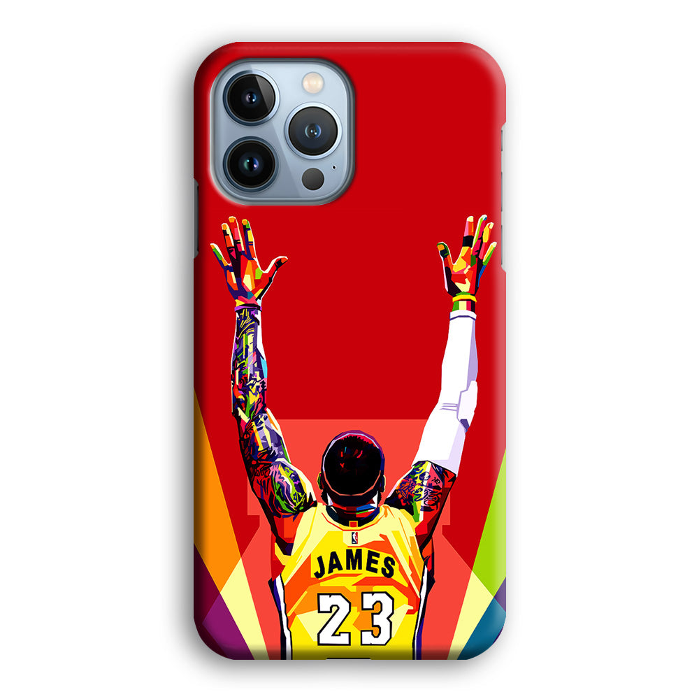 Lebron James Colorful Pop Art iPhone 15 Pro Max Case-Phone Case-3D Case-Altracase