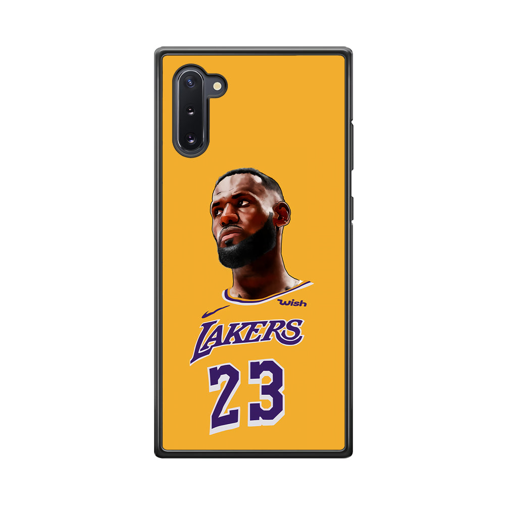 Lebron James Lakers Samsung Galaxy Note 10 Case-Phone Case-Tempered Glass Case-Altracase