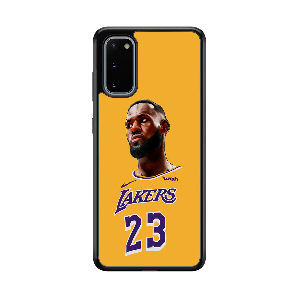 Lebron James Lakers Samsung Galaxy S20 Case-Phone Case-Tempered Glass Case-Altracase
