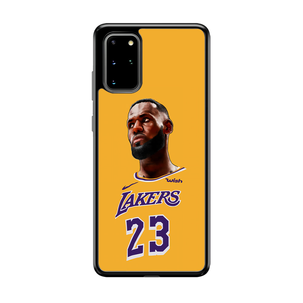 Lebron James Lakers Samsung Galaxy S20 Plus Case-Phone Case-Tempered Glass Case-Altracase
