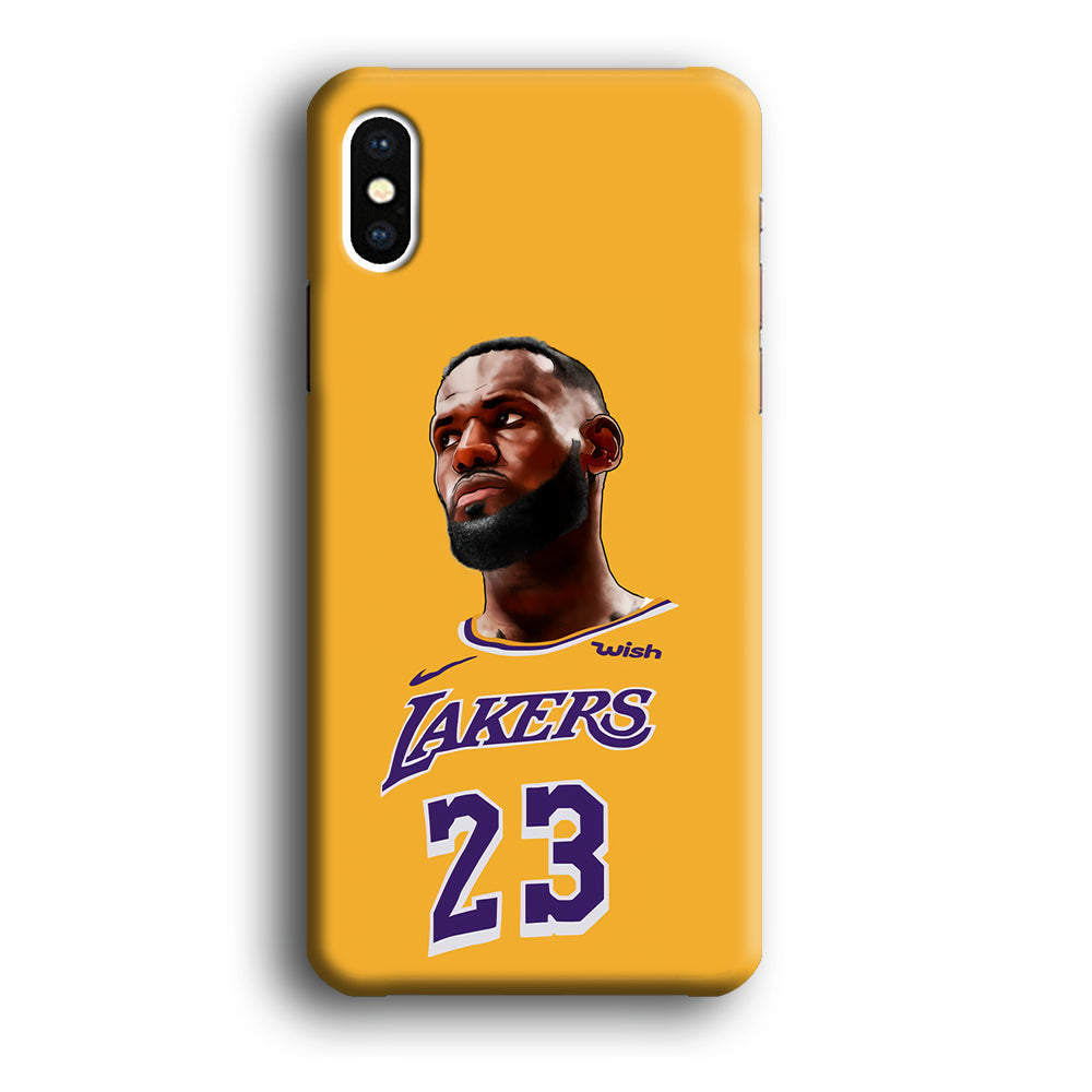 Lebron James Lakers iPhone Xs Case-Phone Case-3D Case-Altracase