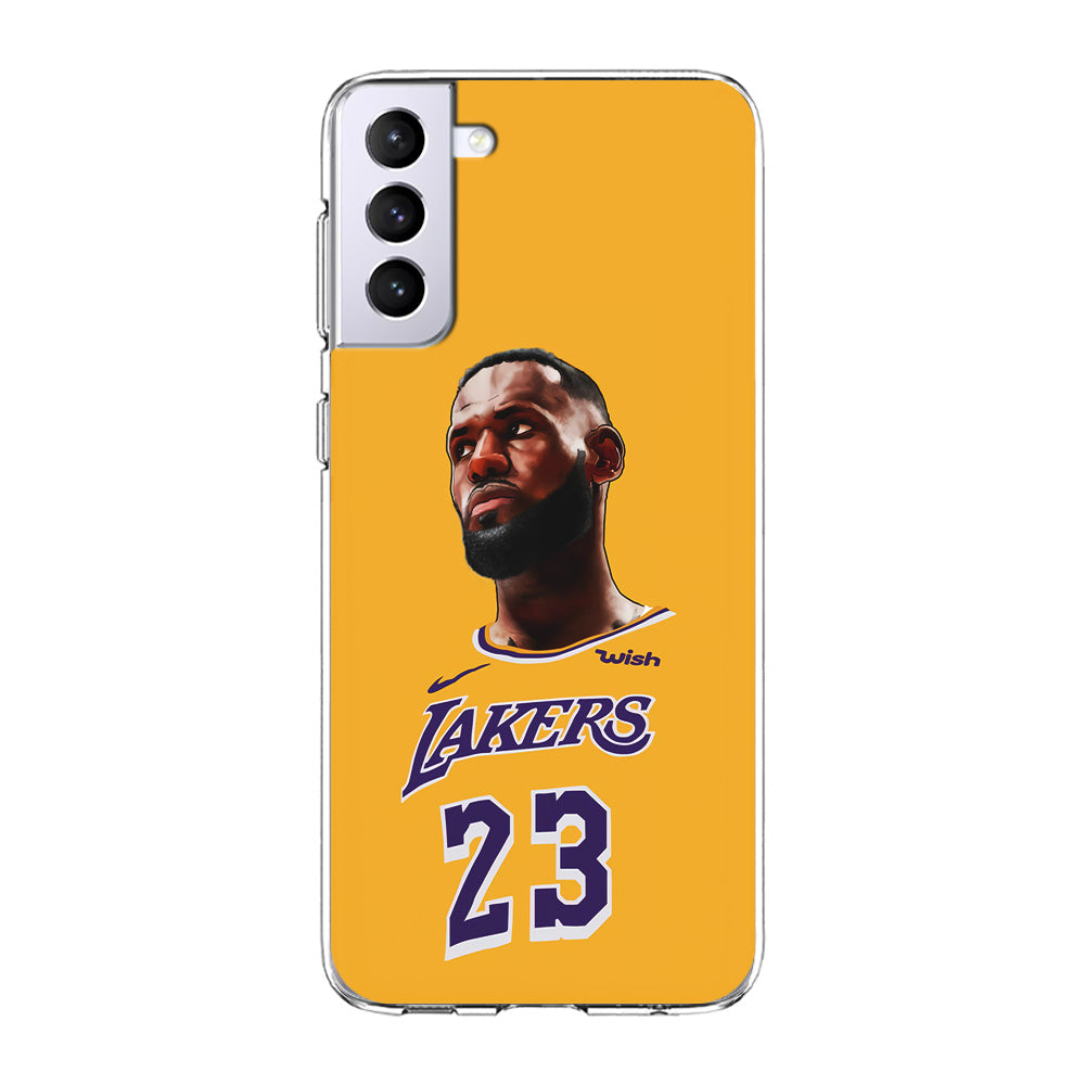Lebron James Lakers Samsung Galaxy S24 Plus Case-Phone Case-Clear Soft Case-Altracase