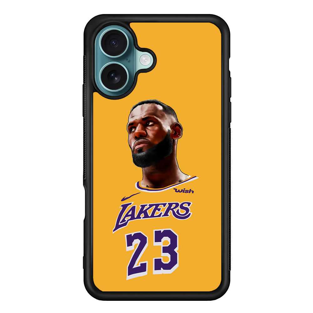 Lebron James Lakers iPhone 16 Plus Case - Altracase