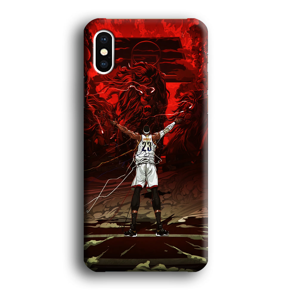 Lebron James Lion Art iPhone Xs Case-Phone Case-3D Case-Altracase