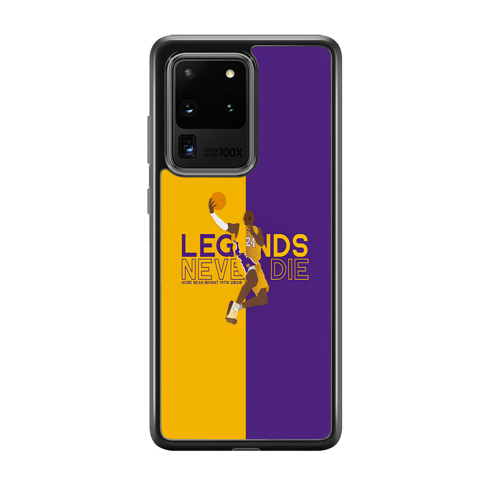Legend Kobe Bryant 24 Lakers Samsung Galaxy S20 Ultra Case-Phone Case-Tempered Glass Case-Altracase