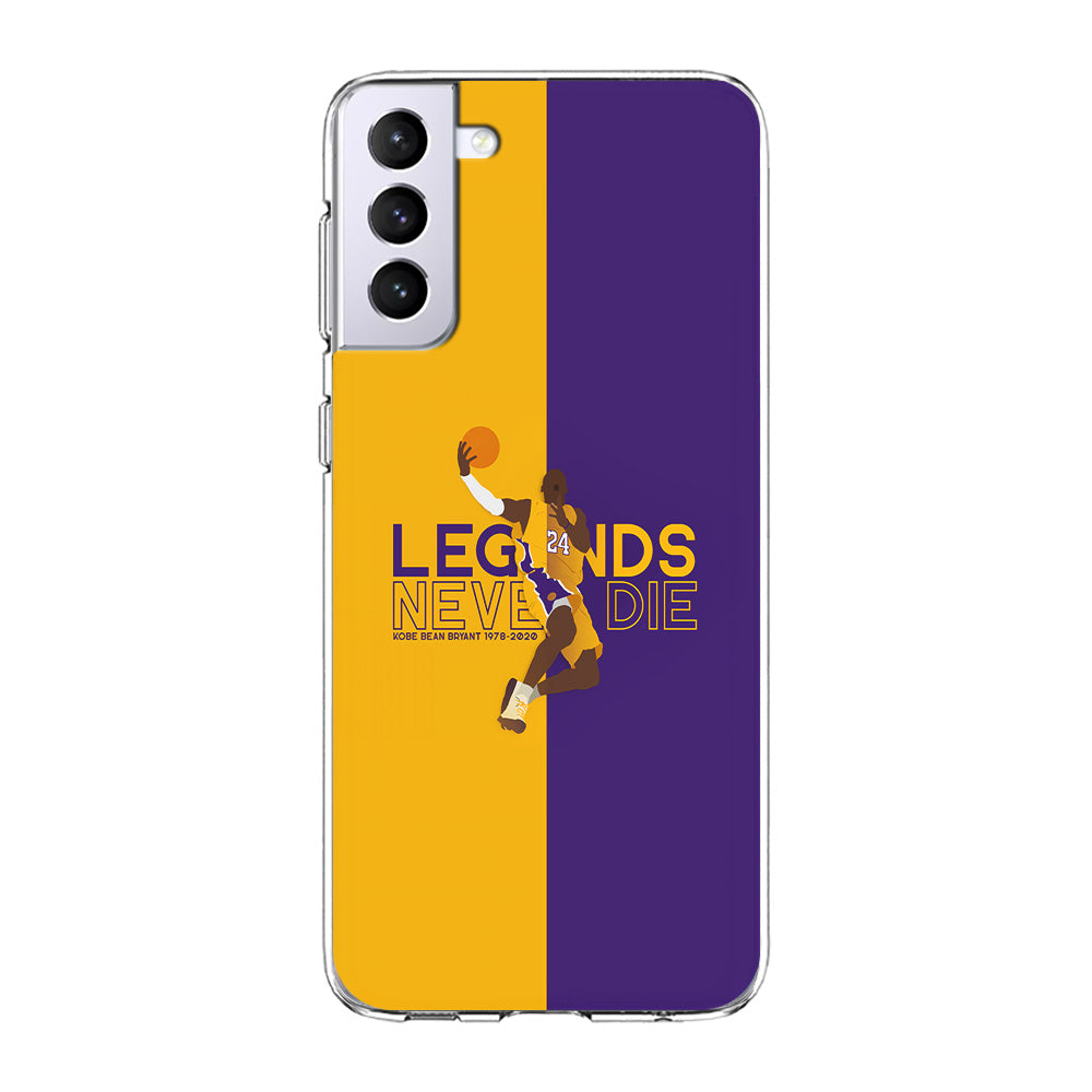 Legend Kobe Bryant 24 Lakers Samsung Galaxy S24 Plus Case-Phone Case-Clear Soft Case-Altracase