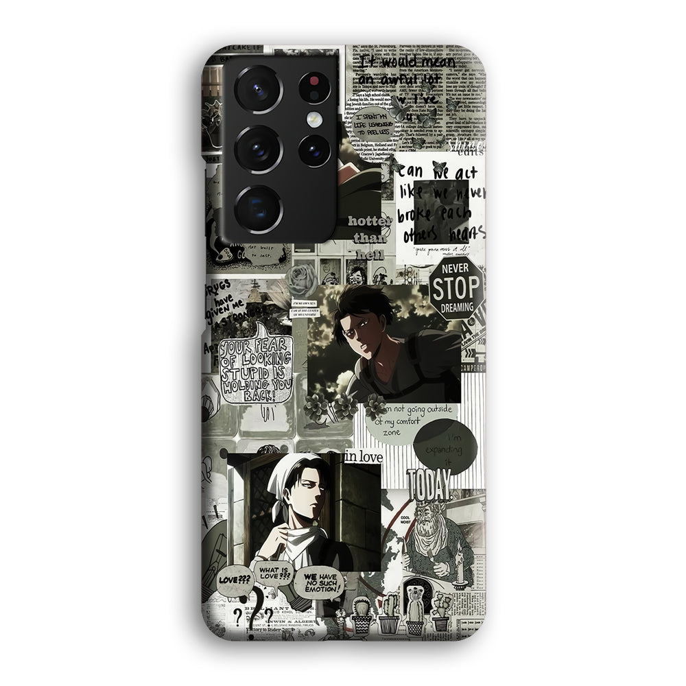 Levi Ackerman Aesthetic Samsung Galaxy S21 Ultra Case-Phone Case-3D Case-Altracase