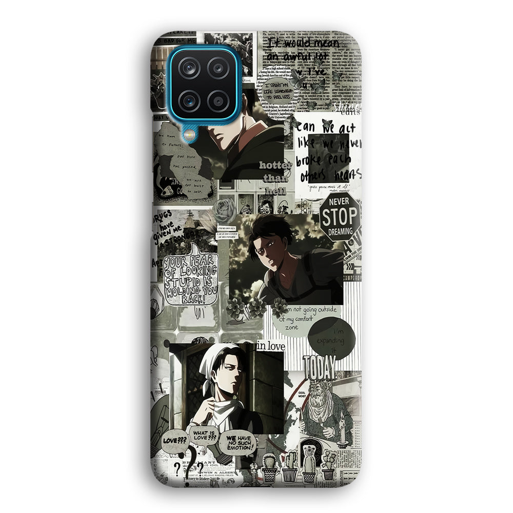 Levi Ackerman Aesthetic Samsung Galaxy A12 Case-Phone Case-3D Case-Altracase