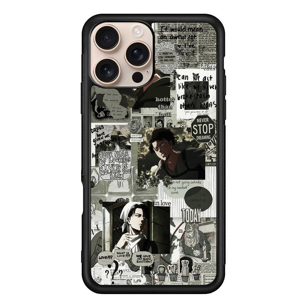Levi Ackerman Aesthetic iPhone 16 Pro Max Case - Altracase