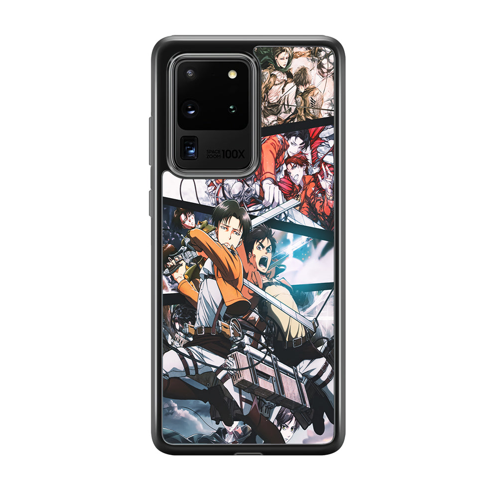 Levi Eren Collage Samsung Galaxy S20 Ultra Case-Phone Case-Tempered Glass Case-Altracase