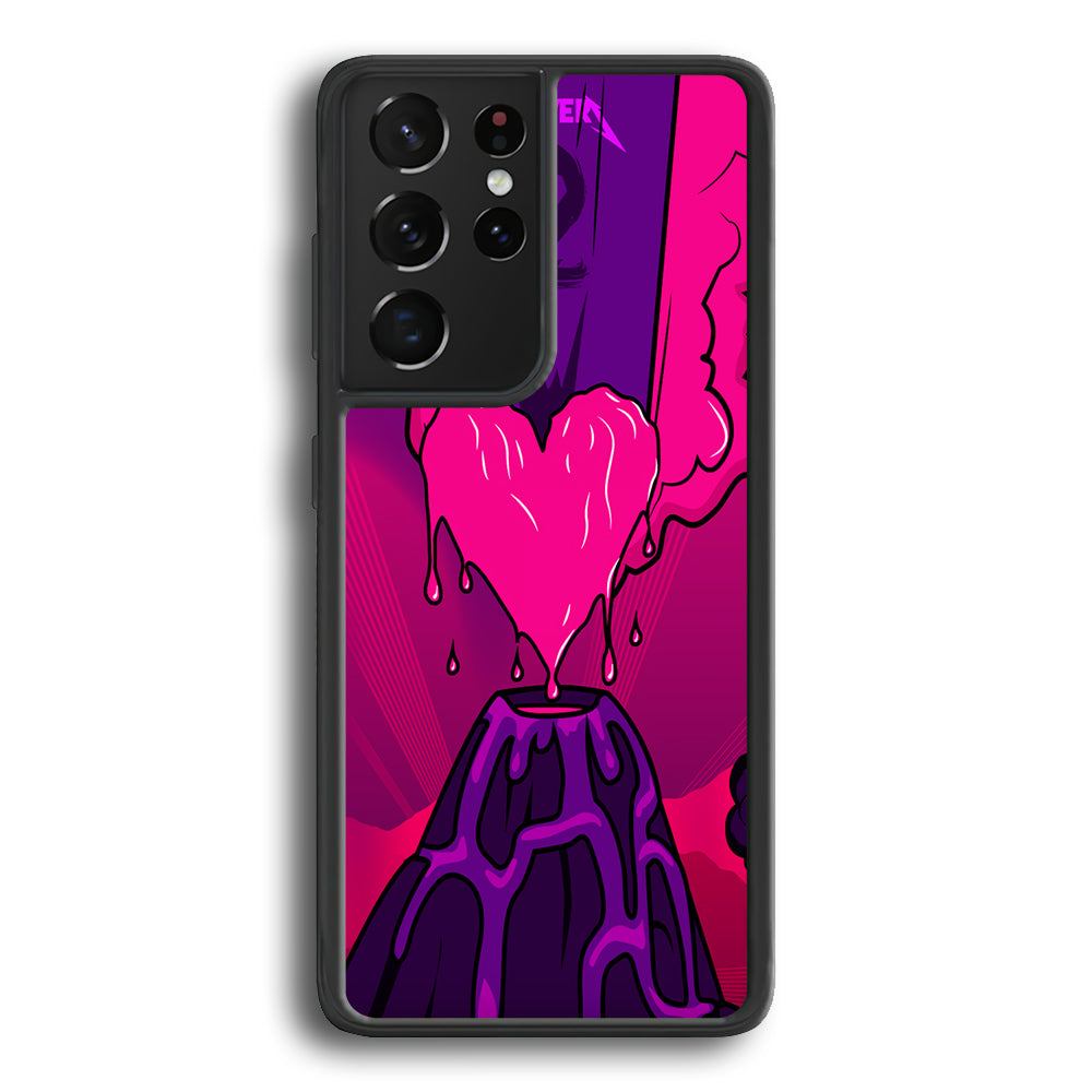 Lil Uzi Vert Cover Art Samsung Galaxy S21 Ultra Case-Phone Case-Rubber Black (2D Case)-Altracase