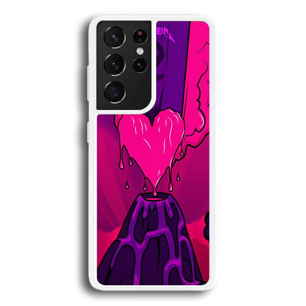 Lil Uzi Vert Cover Art Samsung Galaxy S21 Ultra Case-Phone Case-Rubber White (2D Case)-Altracase