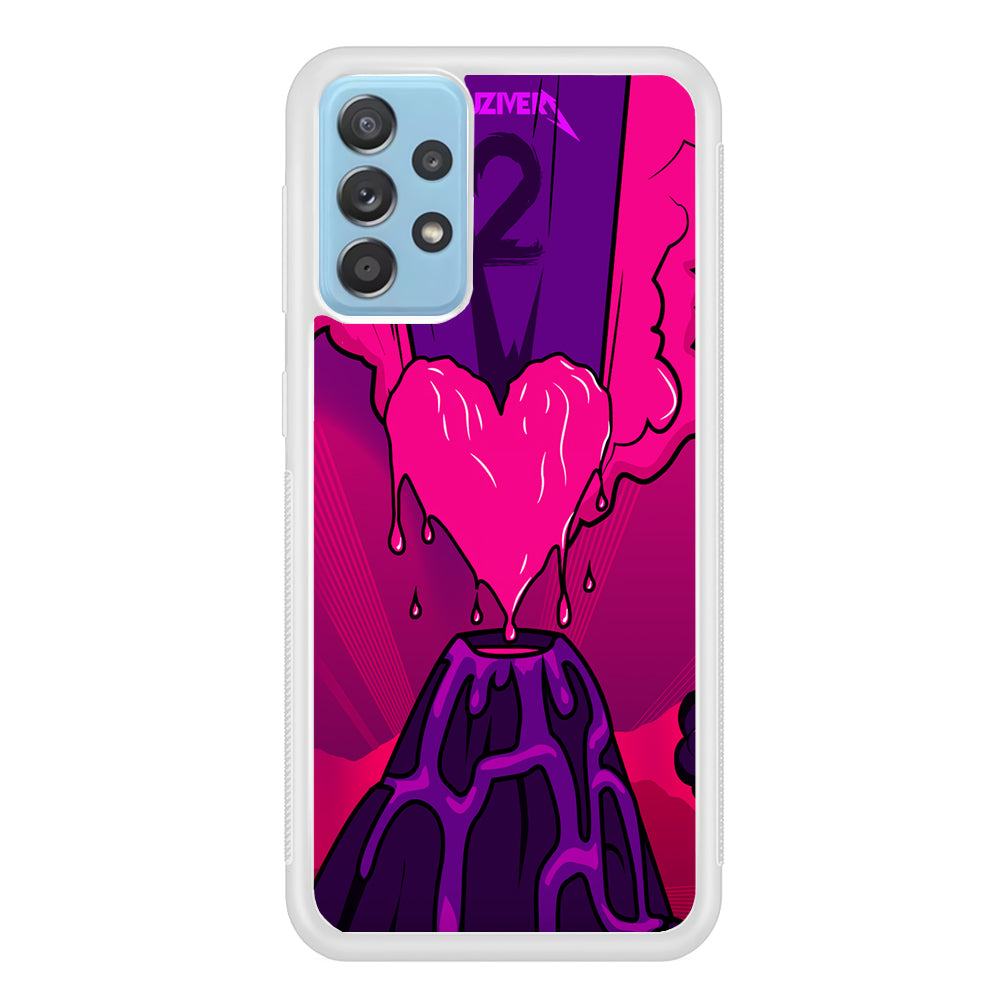 Lil Uzi Vert Cover Art Samsung Galaxy A52 Case-Phone Case-Rubber White (2D Case)-Altracase