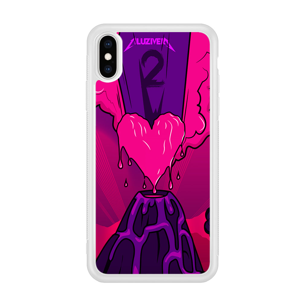 Lil Uzi Vert Cover Art iPhone Xs Case-Phone Case-Rubber White (2D Case)-Altracase