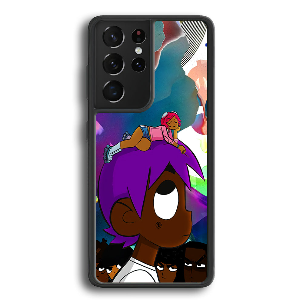 Lil Uzi Vert VS The World Samsung Galaxy S21 Ultra Case-Phone Case-Rubber Black (2D Case)-Altracase