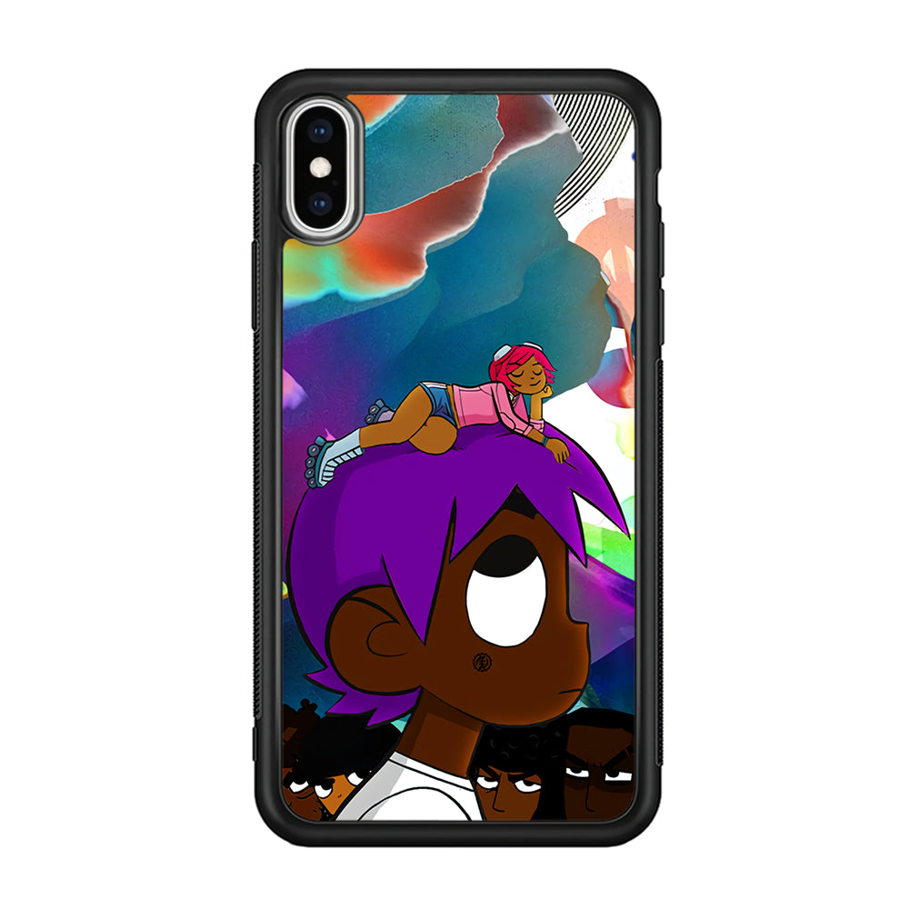 Lil Uzi Vert VS The World iPhone Xs Case-Phone Case-Rubber Black (2D Case)-Altracase