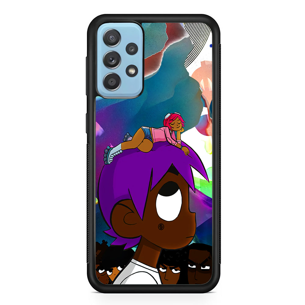 Lil Uzi Vert VS The World Samsung Galaxy A52 Case-Phone Case-Rubber Black (2D Case)-Altracase