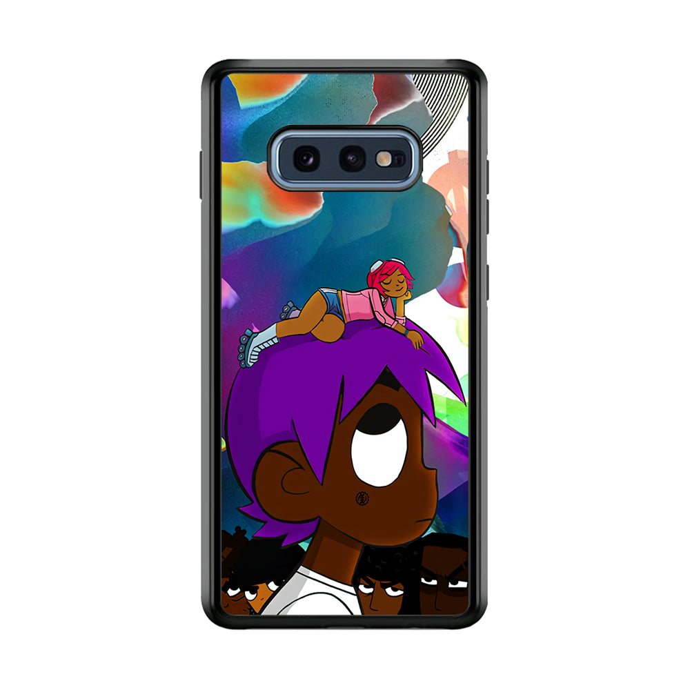 Lil Uzi Vert VS The World Samsung Galaxy S10E Case-Phone Case-Rubber Black (2D Case)-Altracase