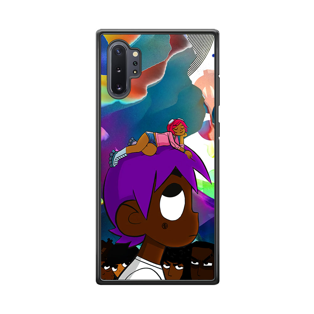 Lil Uzi Vert VS The World Samsung Galaxy Note 10 Plus Case-Phone Case-Rubber Black (2D Case)-Altracase