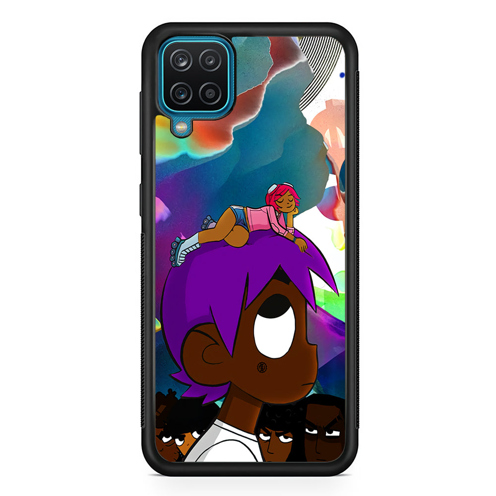 Lil Uzi Vert VS The World Samsung Galaxy A12 Case-Phone Case-Rubber Black (2D Case)-Altracase