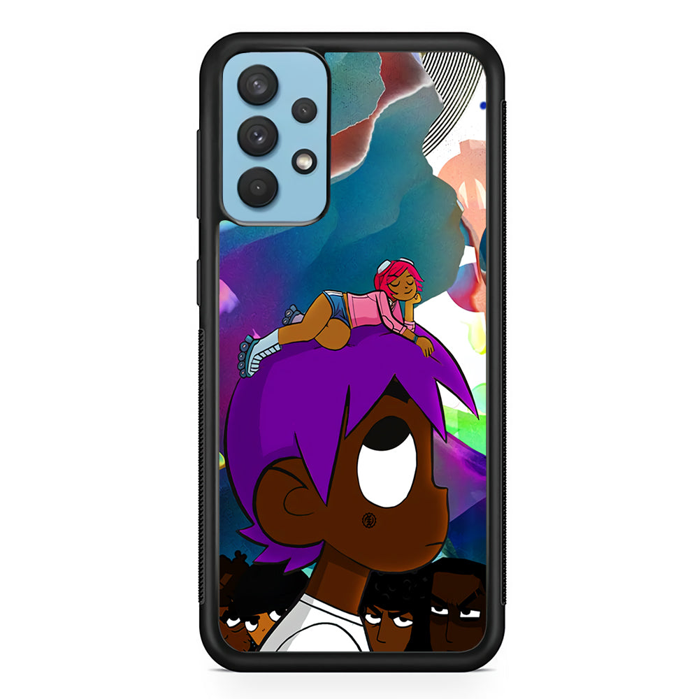 Lil Uzi Vert VS The World Samsung Galaxy A32 Case-Phone Case-Rubber Black (2D Case)-Altracase