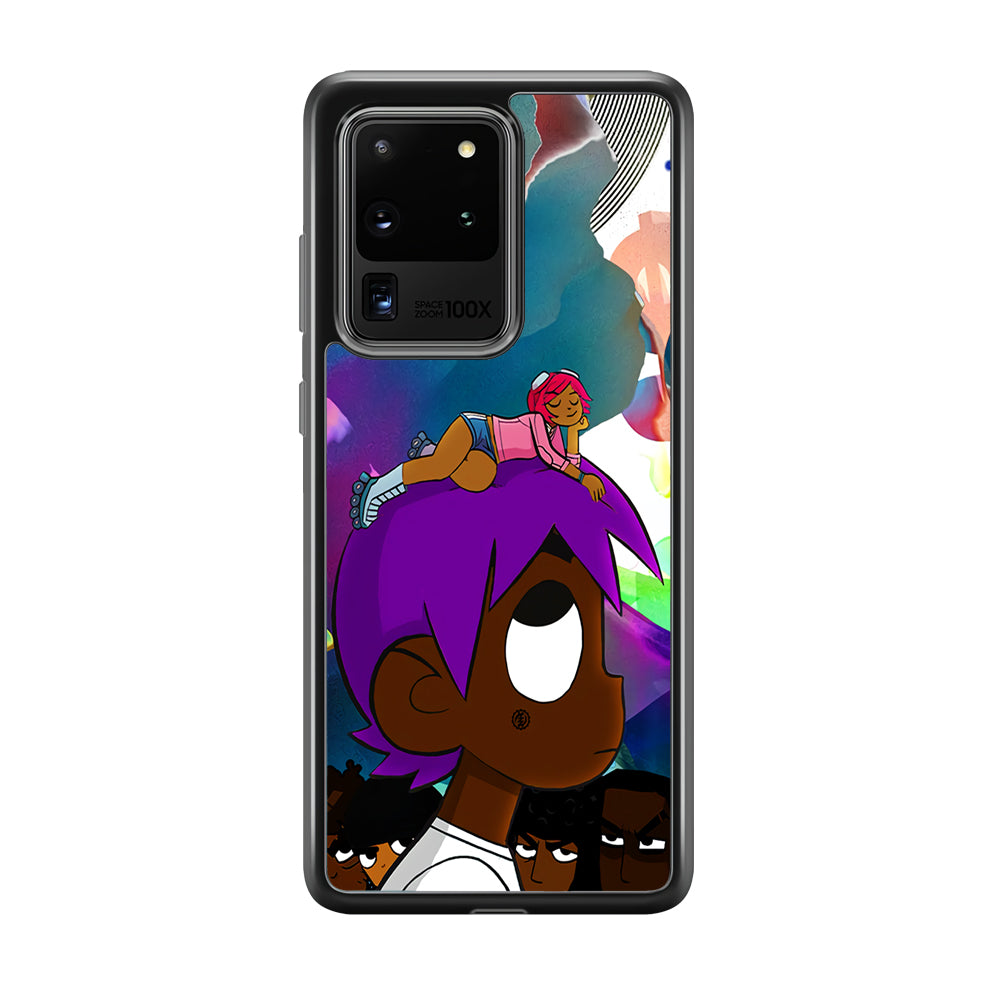 Lil Uzi Vert VS The World Samsung Galaxy S20 Ultra Case-Phone Case-Rubber Black (2D Case)-Altracase