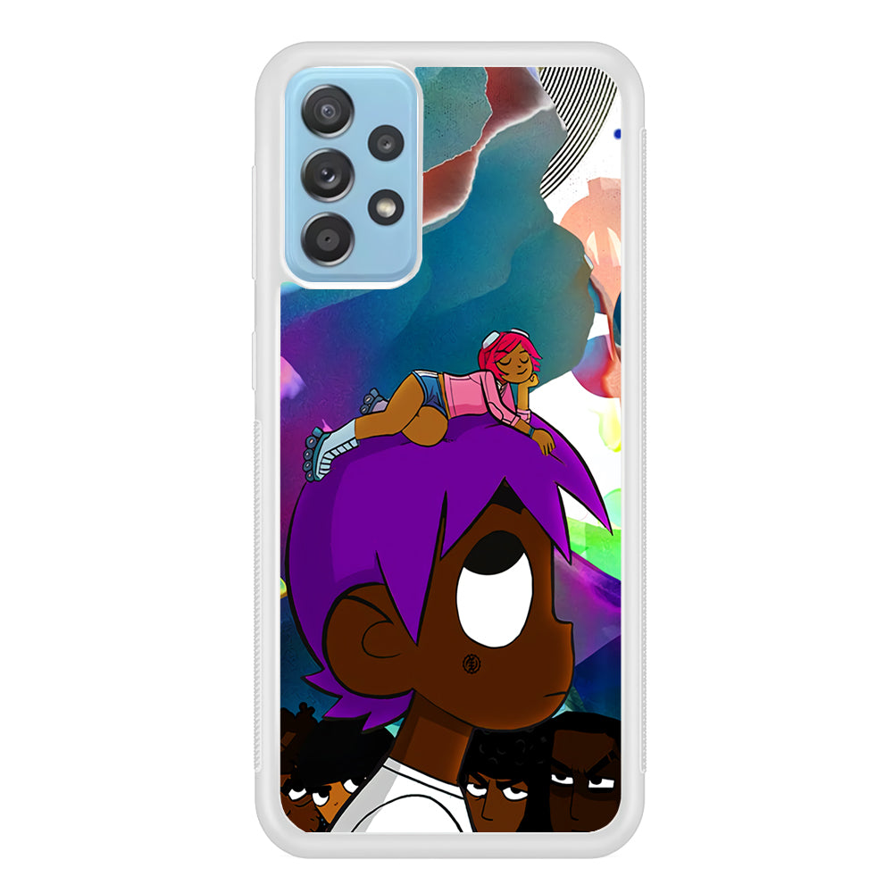Lil Uzi Vert VS The World Samsung Galaxy A52 Case-Phone Case-Rubber White (2D Case)-Altracase