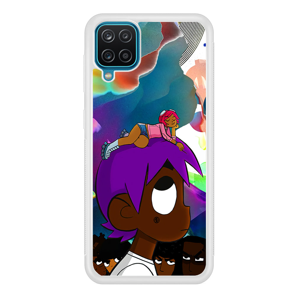 Lil Uzi Vert VS The World Samsung Galaxy A12 Case-Phone Case-Rubber White (2D Case)-Altracase