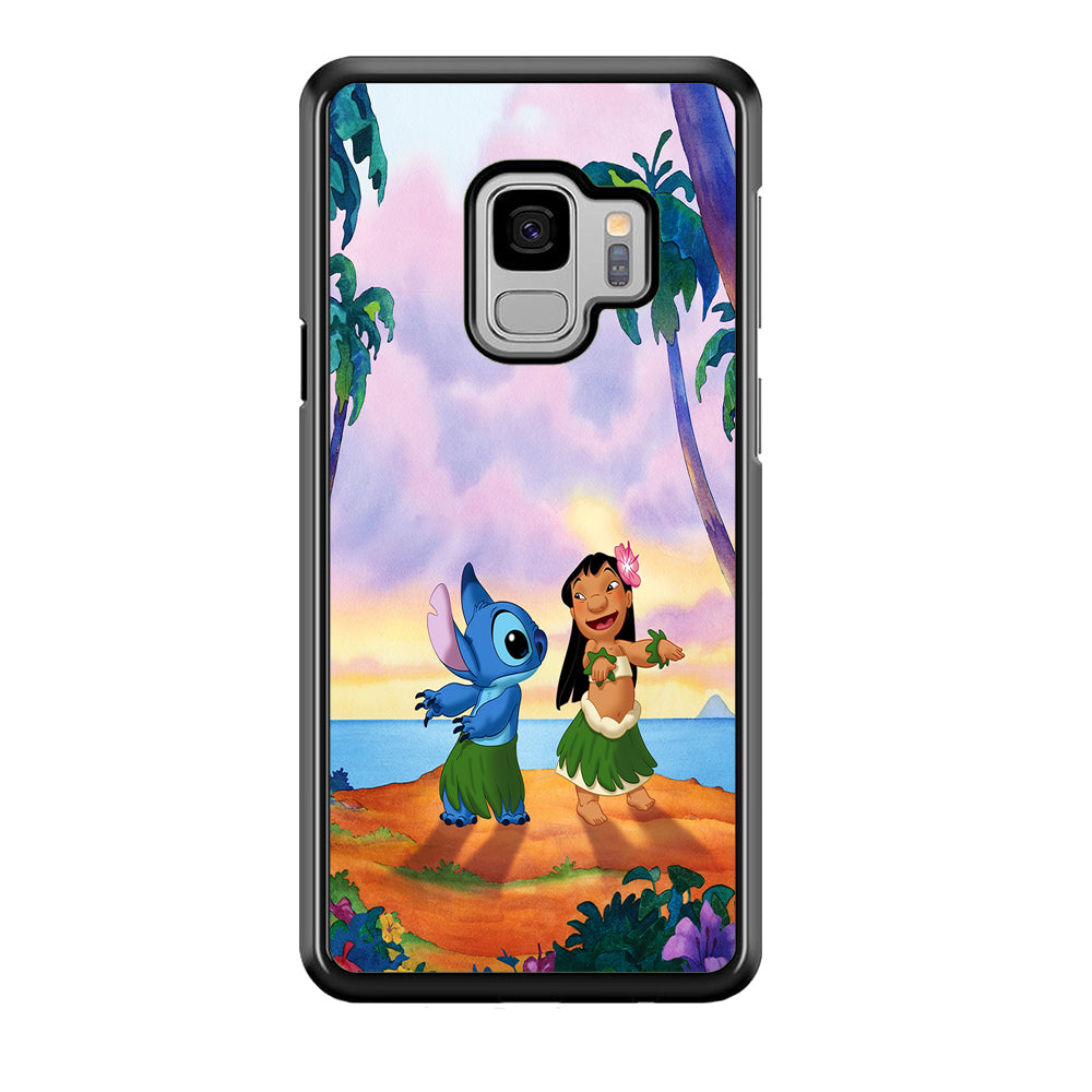Lilo and Stitch Dancing Samsung Galaxy S9 Case-Phone Case-Tempered Glass Case-Altracase