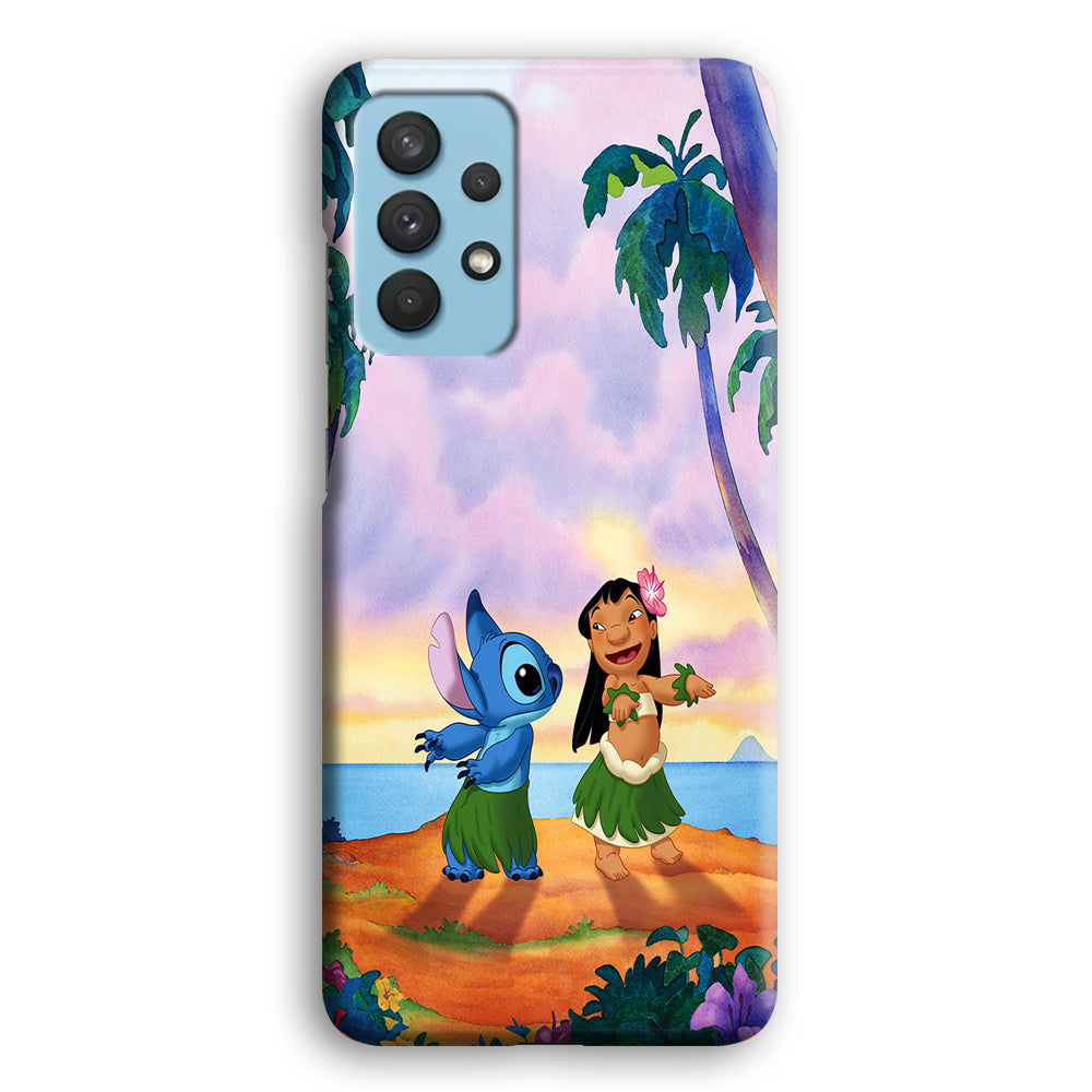 Lilo and Stitch Dancing Samsung Galaxy A32 Case-Phone Case-3D Case-Altracase