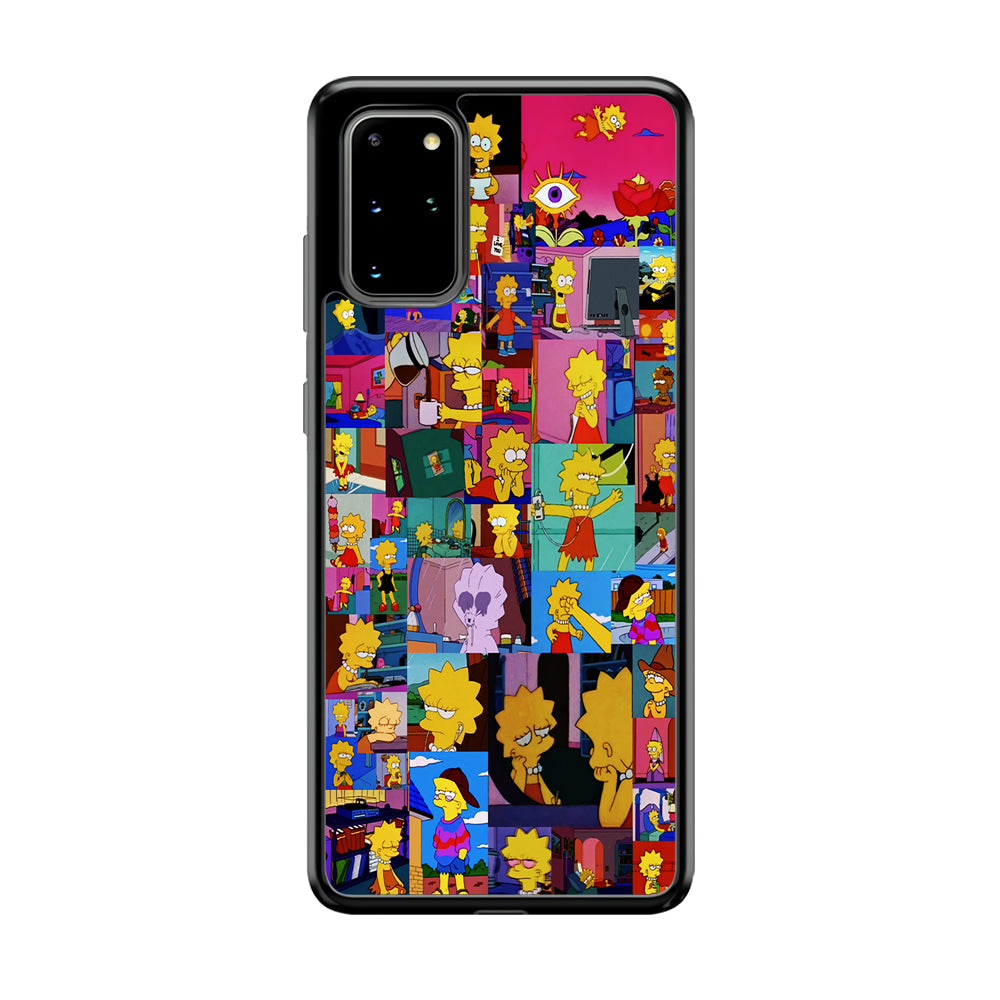 Lisa Simpson Aesthetic Samsung Galaxy S20 Plus Case-Phone Case-Tempered Glass Case-Altracase