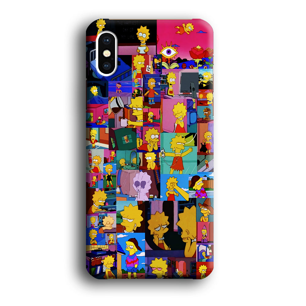 Lisa Simpson Aesthetic iPhone Xs Case-Phone Case-3D Case-Altracase