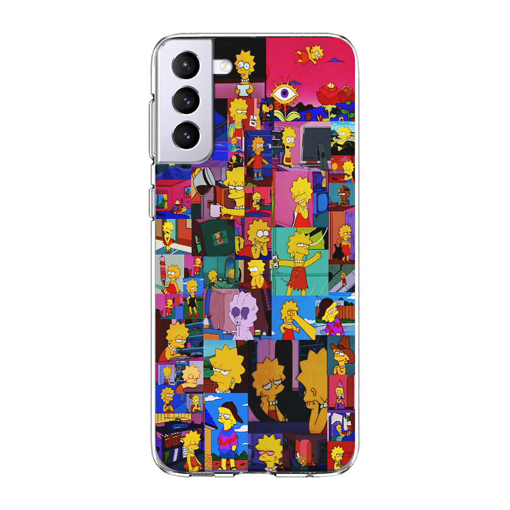 Lisa Simpson Aesthetic Samsung Galaxy S22 Plus Case-Phone Case-Clear Soft Case-Altracase