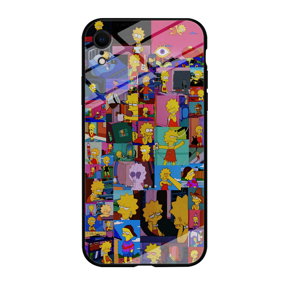 Lisa Simpson Aesthetic iPhone XR Case-Phone Case-Tempered Glass Case-Altracase