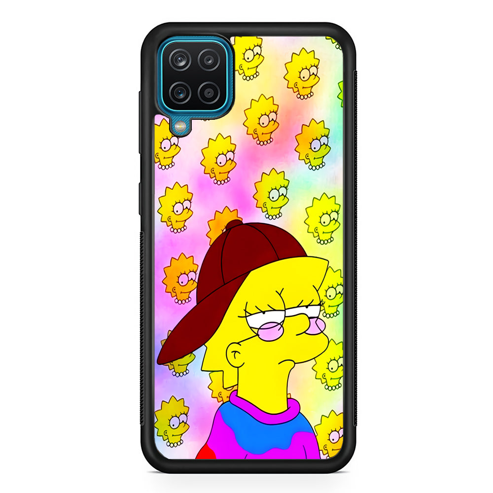 Lisa Simpson Hypebeast Samsung Galaxy A12 Case-Phone Case-Rubber Black (2D Case)-Altracase