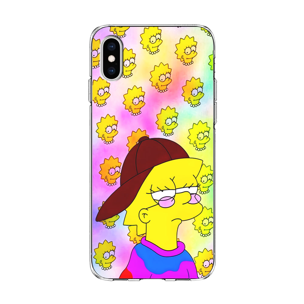 Lisa Simpson Hypebeast iPhone X Case-Phone Case-Clear Soft Case-Altracase